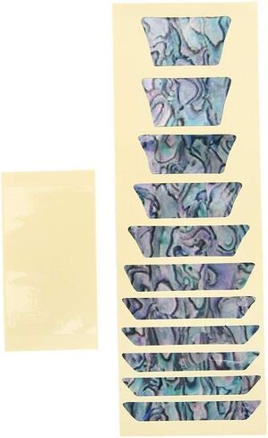 Exquisite Inlay Stickers Decals, 0.04mm Ultra Thin Fretboard Markers, Eye-catching Guitar Learning for Guitar Decorating Beginners Electric Guitar in Saudi Arabia