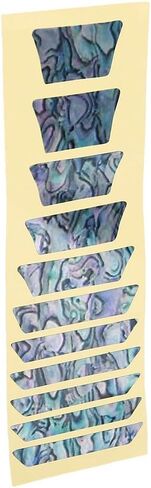 Exquisite Inlay Stickers Decals, 0.04mm Ultra Thin Fretboard Markers, Eye-catching Guitar Learning for Guitar Decorating Beginners Electric Guitar in Saudi Arabia