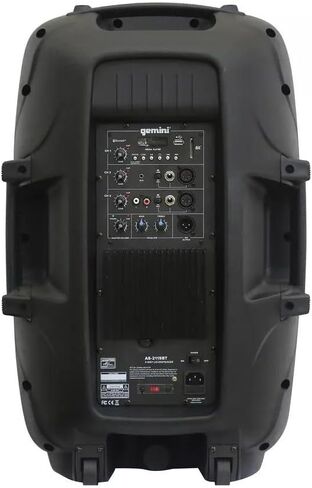 Gemini Sound AS-2115BT Active 15 "مكبر صوت 2000 وات DJ مراقب نظام مكبرات صوت PA مضخم مع حزمة بلوتوث مع حامل مكبر صوت فولاذي Auray SS-4420 وكابل XLR in Kuwait