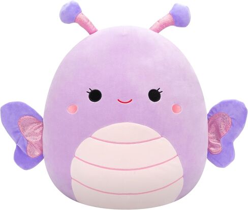 Squishmallows Original 16-Inch Lena Pink Guava Fruit with Flower - Official Jazwares Large Plush in Kuwait