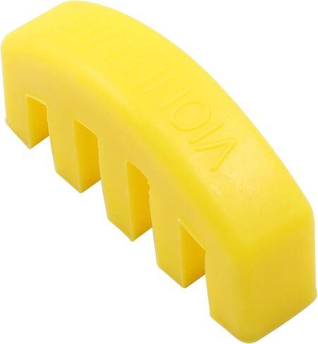 Rubber Practice Violin Mute 4/4 Fiddle Volume Control Claw Style Ultra Practice Silencer Musical String Instrument Accessories(Yellow) in Saudi Arabia