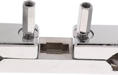 Drum Set Extension Clamp Adjustable Multi-Clamp with 3/8 Percussion Straight Rod Mount Bracket Fits 1/2" to 1" Pipes with Two Screw Adjustment in Saudi Arabia