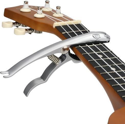 MOONBEAN Guitar Capo,Capo for Acoustic Guitar 6 string,Guitar Capo for Acoustic,Acoustic Guitar Capo,Capo for Electric and Acoustic Guitar,Guitar Accessories (Sliver) in Saudi Arabia