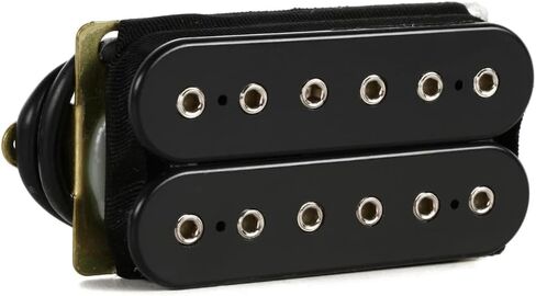 DiMarzio Super Distortion Humbucker Pickup DP100BK, Black Bundle with 12x Fender Guitar Picks and Liquid Audio Instrument Polishing Cloth in Saudi Arabia