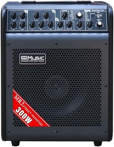 مضخم صوت كول ميوزيك MR2 ستريت مونستر 6 قنوات 300 وات يعمل بالبطارية in Kuwait