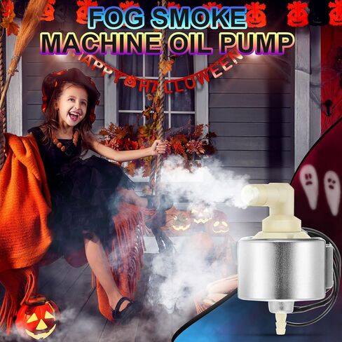 Riakrum 2 قطعة آلة الضباب مضخة الزيت مضخة الضباب آلة الضباب مضخة زيت الضباب الهالوين جزء آلة الضباب الاحترافية لإضاءة المسرح DJ، 110-120 فولت 40DCB 18 وات مناسبة لجزء آلة الضباب الهالوين 900 وات in Kuwait