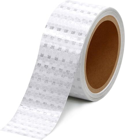 Reflective Tape 2inch x 20ft,Outdoor Safety Tape,Durable and Waterproof Reflective Tape for Cars, Bikes,Trailers,Stairs Glow in Dark,3 Rolls in Saudi Arabia