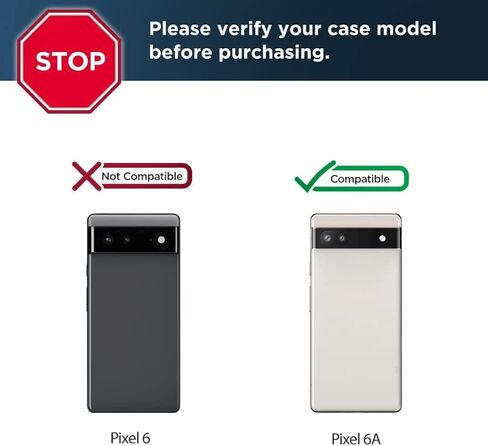 حافظة DuraClip مغطاة بمشبك حزام Google Pixel 8a مع حافظة ومسند (أسود) in Kuwait