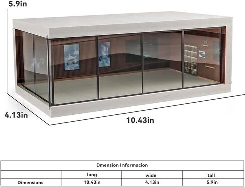 Display Case for Hot Wheels & Matchbox Cars with USB Lights,1/64 Scale Diecast Model Car Storage Car Showroom Scene Diorama Parking Garage (Black) in Kuwait