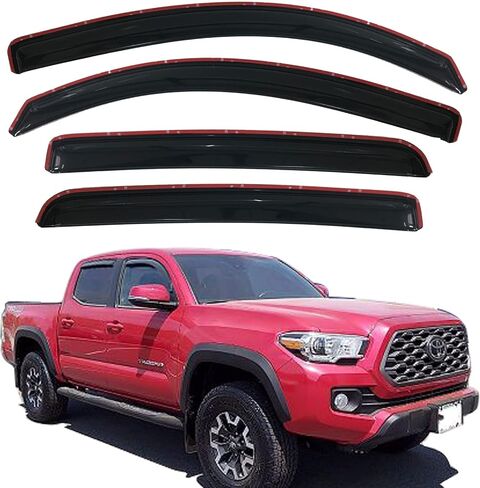 Sun Rain Guard Window Visors Vent Deflectors for Chevrolet Equinox 2018 2019 2020 2021 2022 Smoke 4pcs in Saudi Arabia