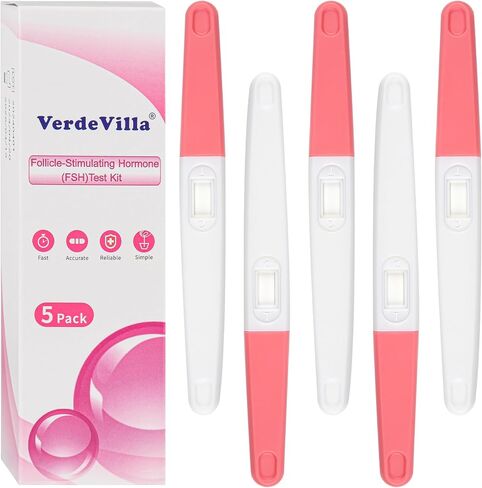 Menopause Test Kit at Home, FSH Test Perimenopause Test, No Pee Cup Needed, Help Understand Your Ovarian Reserve, Determine Your Fertility and Menopause Levels, 6 Pack in Saudi Arabia