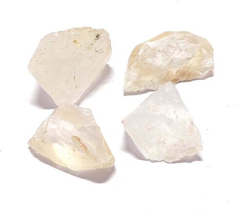 Combo of Citrine Orgone Crystal Pyramid with Flower of Life Symbol & 4 Pieces of Natural Raw Rough Stone for Positive Energy Generator, Reiki Chakra Healing, Meditation in Saudi Arabia