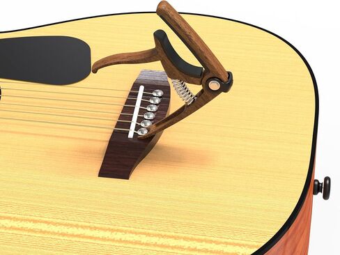 4 in1 Guitar Capo,Multifunctional Capo for Acoustic Guitar & Electric Guitars with Picks Holder & String Cutting/Quick Tuning/Starting Nails Function Guitar Accessories (Silver) in Saudi Arabia