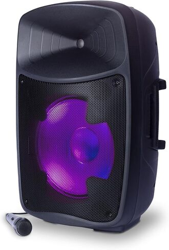 Ion Pro Glow Ultra - High-Power Bluetooth PA Speaker System with Lights, Karaoke Microphone, USB Playback, USB Charge Port, Aux In, App Control, 300W in Saudi Arabia
