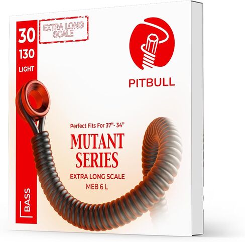 Pitbull Extra Long Scale Multi Scale Bass Guitar Strings Mutant Series (MEB 4 45-105 Light) in Kuwait