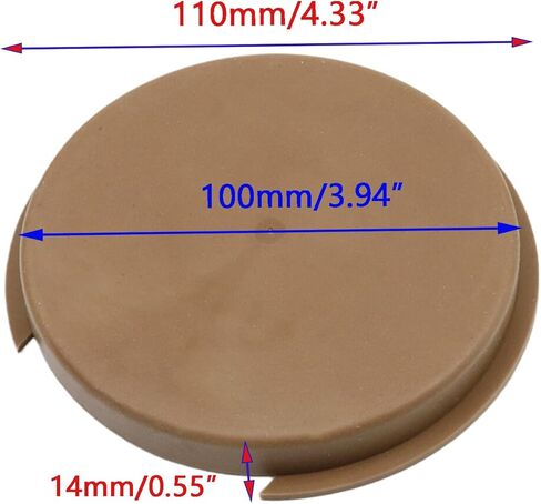 غطاء فتحة صوت الجيتار الصوتي البني LC LICTOP مناسب لثقب الجيتار بقطر 100 مم/3.94 بوصة in Kuwait