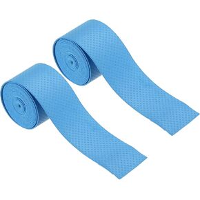 PATIKIL Drum Stick Tape Drumstick Grips Drumstick Wrap Anti Slip 2pcs 1" Width 3.3ft for Drum Percussion Drumming Accessories Blue