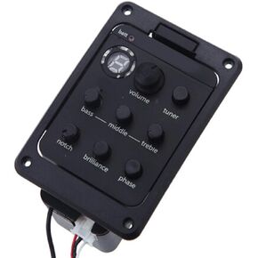 Acoustic Guitar EQ Equalizer Onboard Preamp Pickup Tuner Guitar Tool