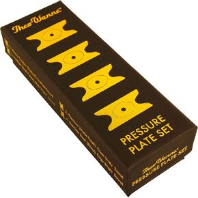 Theo Wanne Pressure 4 Plate Set for Saxophone Mouthpiece - Customize Your Sound and Response with Vintified - Titanium - Stainless Steel - Heavy Copper Pressure Plates