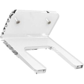 Healifty Guitar Wall Mount Hanger Acrylic Violin Hanger Violin Holder Clear Guitar Hook Holder Wall Mount Bracket for Acoustic or Electric Guitars