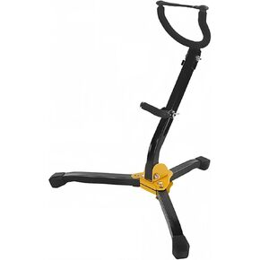 Alto Tenor Sax Stand Triangle Base Foldable Adjustable holder(Yellow)
