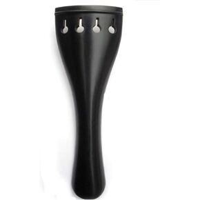 Violin Tailpiece Ebony Wood Round Style 4/4