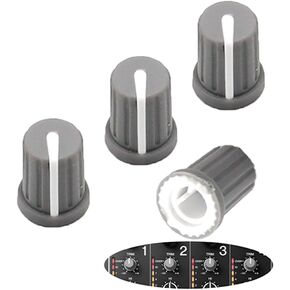 4pcs TRIM Rotary Knobs Replacement for Equalizer Potentiometer GAIN Volume Fader Knob Cap Controller Mixer Console Pioneer 700 750 800 850 900NEXUS 900SRT 900NXS2 20002000NEXUS (Grey TRIM)
