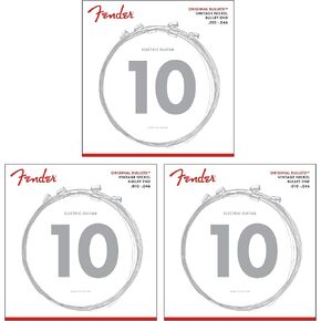 Fender Original Bullets Electric Guitar Strings Regular 3150R 10-46 3 pack