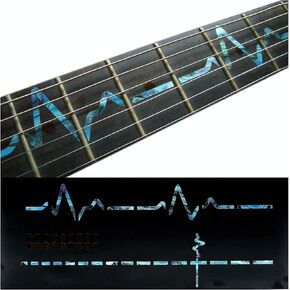 ملصق Jockomo EKG Line/Avalon BLUE Guitar Inlay