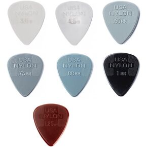 Dunlop Nylon Standard Picks Sample Mix Pack (2 of each gauge) MGP