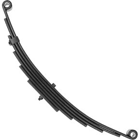 Trailer Leaf Spring 6 Leaf Double Eye 3500 lbs Cap for 7000 lbs Axle Suspension 25-1/4" Length fits for SW6 - Set 2