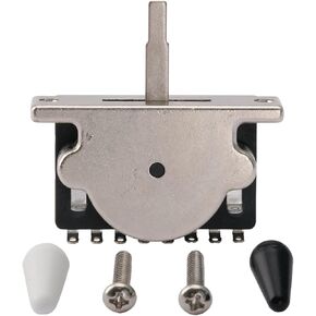 Musiclily Pro 5-Way Guitar Lever Switch Pickup Selector for Import Fender Strat Style Electric Guitar