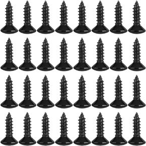 Electric Guitar Bass Pickguard Screws 3mm Pick Guards Scratch Plate Mounting Screws, Bass Pickguard Screw Set for Fender Strat ST Tele TL Stratocaster Telecaster Gibson LP Les Paul SG Guitar, Pack of in Saudi Arabia