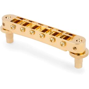 Locking Tune-o-matic (small posts) Notched Saddles Gold