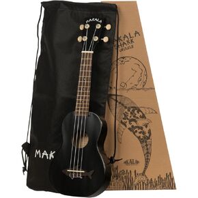 Kala Brand Music Co., 4-String Ukulele, Black, Soprano (MK-SS/BLK)