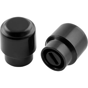 Musiclily Pro Inch Size Guitar Barrel Switch Tips 3 Way Pickup Selector Switch Knobs for USA Tele Telecaster Electric Guitar, Black (Set of 2)