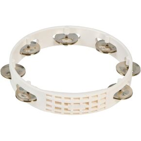 Latin Percussion LPA182 8 Inch Tambourine White