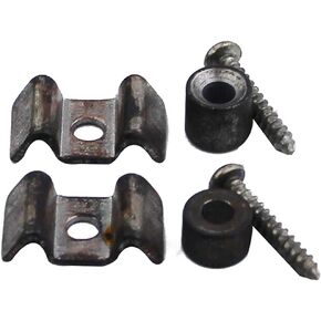 Guyker Rust Guitar String Retainer, String Tree, Vintage String Guide, 2 Piece - Relic, aged nickel in Kuwait