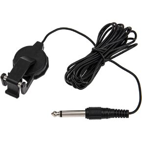 1Pcs Yootones Clip-on Pickup w/Audio Jack Compatible with Acoustic Guitar Violin Banjo Ukulele (Black)