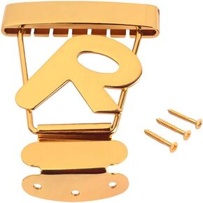 Exceart 6 String Guitar Accessories Archtop Jazz Guitar Goldendoodle Accessories Electric Guitar Bridge Parts Jazz Guitar Tailpiece Guitar Parts Ga423 Tailpiece Replace Saddle