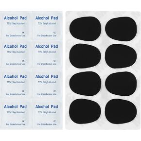 Saxophone Mouthpiece Cushions,Clarinet Mouthpiece Pad, 0.8mm(16 paces) Black