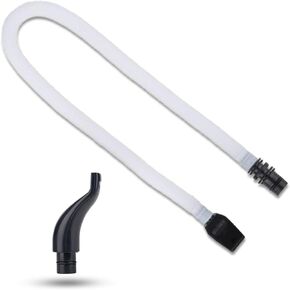 Melodica Tube Set，Melodica Mouthpiece 21"/ 53cm Long Flexible Pianica Tube with 1 x Black Mouthpiece Melodica Replacement Tube Melodica Hose for 32/36/37/41 Keys Melodica