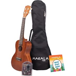 Kala Brand Music Co., 4-String Ukulele, Natural, Concert (MKCPACK2105)