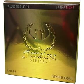 Cuerdas de Guitarra Acústica - Fortaleza Strings - (Acero 12 cuerdas)