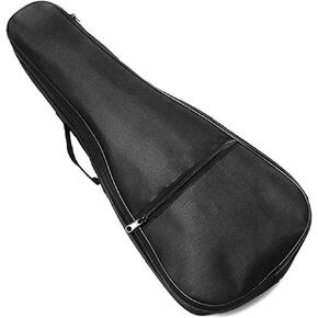 23 Inch Ukulele Case Backpack Straps Gig Bag Case Storage For Travel Performance Concert Show (Black)
