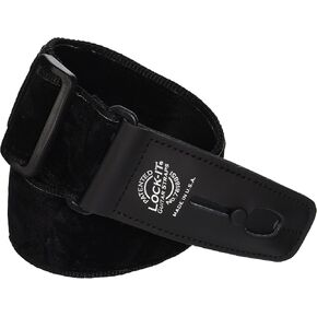 Lock It LIS018CV2BLK Professional 2" Crushed Velvet Strap with Locking Ends, Black