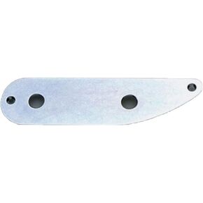 Allparts Tele Bass Control Plate - Chrome