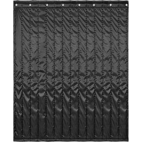 Sound Absorbing Curtain, 48"H x 48"W Sound Absorption Blanket, Reduce Noise and Blackout, Recording Studio Acoustical Treatments, 0.4" Thickness, Black