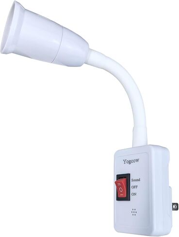 E27/E26 Plug in Light Bulb Socket Adapter Extender with On/Off Switch, Outlet to Socket Adapter Extension, White in Saudi Arabia