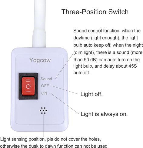 E27/E26 Plug in Light Bulb Socket Adapter Extender with On/Off Switch, Outlet to Socket Adapter Extension, White in Saudi Arabia